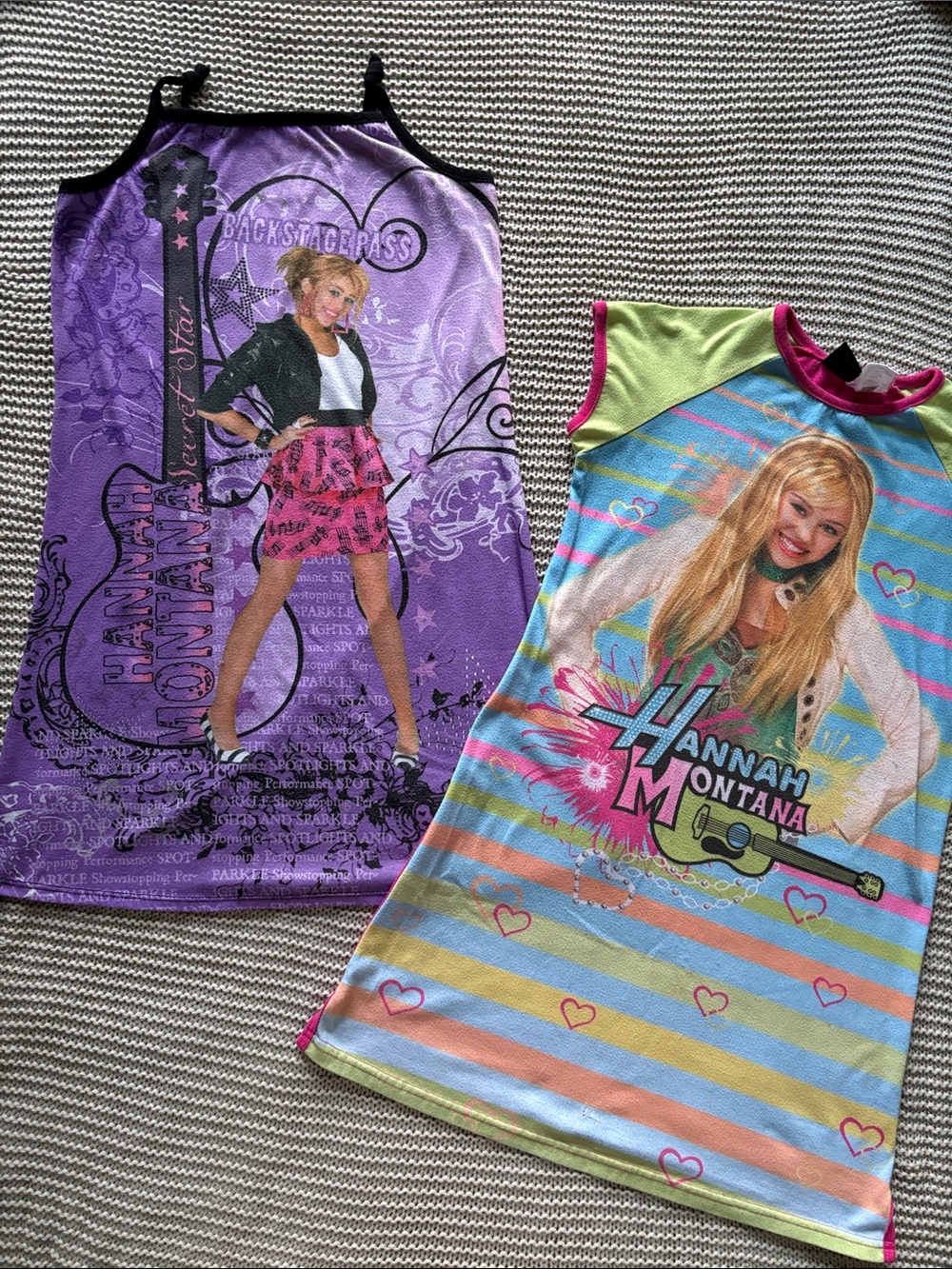 Bundle of 2: Disney Hannah Montana Nightgowns